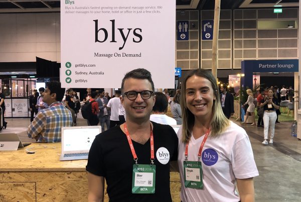 RISE 2018 - Blys massage on-demand exhibit