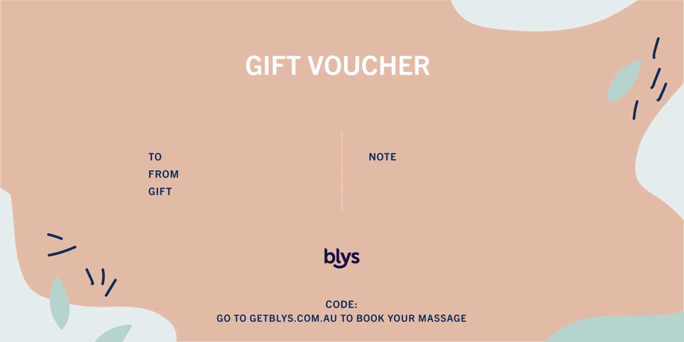 Blys Gift Voucher Massage