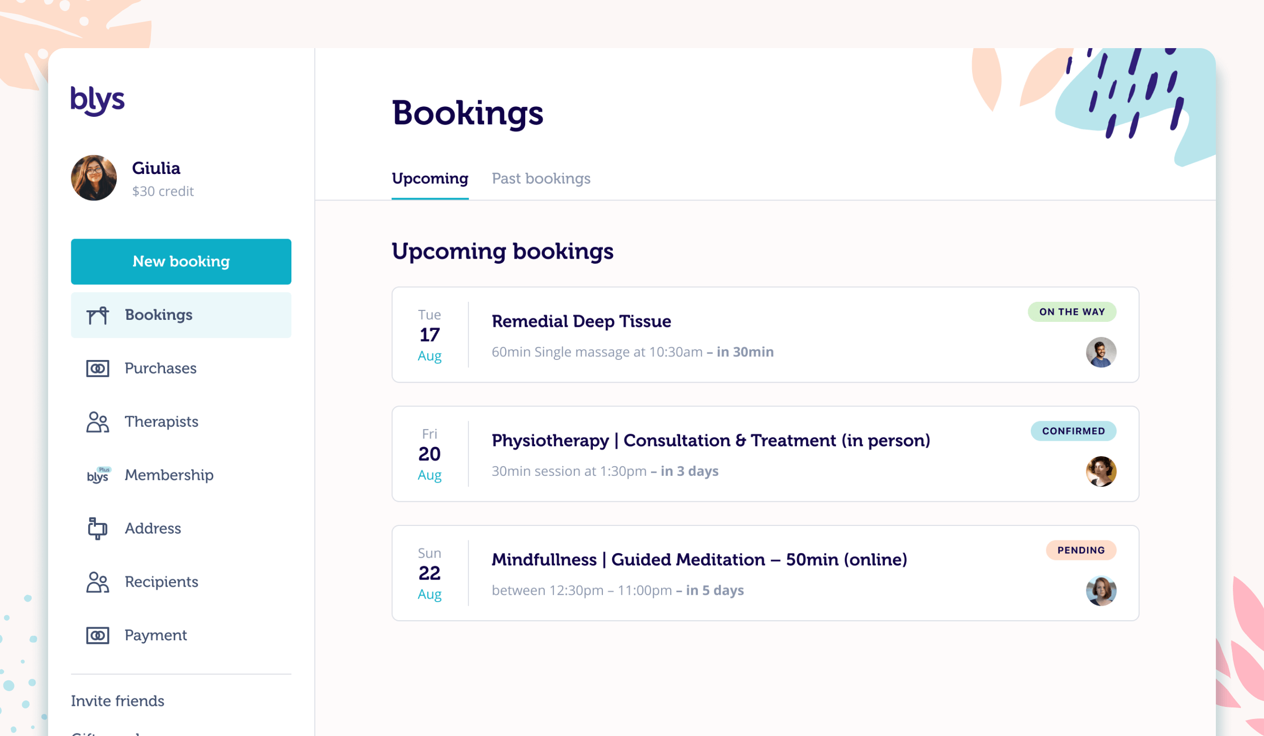 Blys new web app